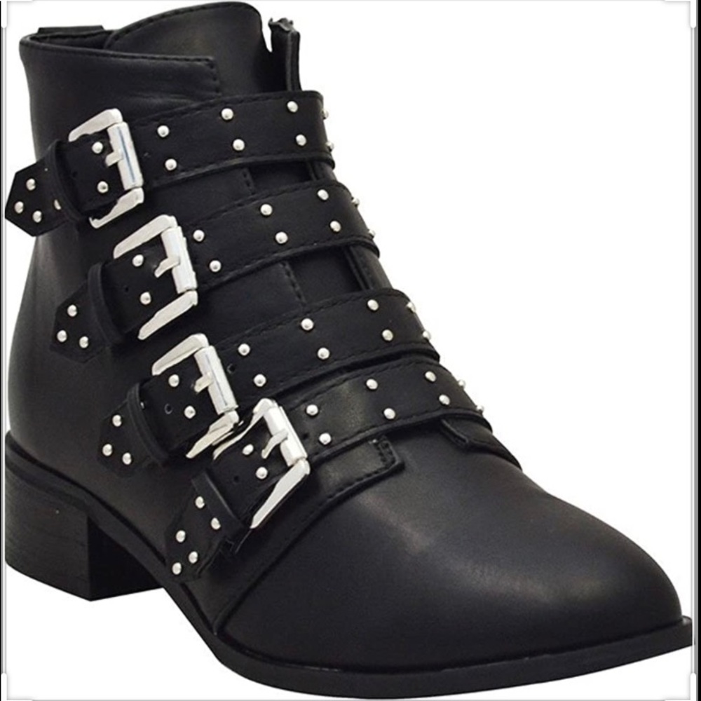 Yoki Jannat Studded Buckle Bootie